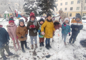 Pierwszy śnieg u Lisków