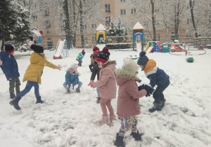 Pierwszy śnieg u Lisków