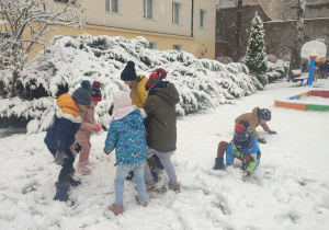 Pierwszy śnieg u Lisków