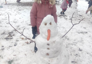 Pierwszy śnieg u Lisków