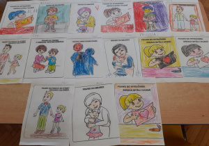 Kolorowanie obrazków o prawach dziecka